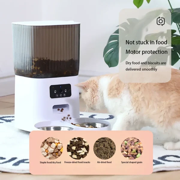 Dog & Cat Feeders: Smart Feeder With Camera, Voice Recorder, Auto - Image 2