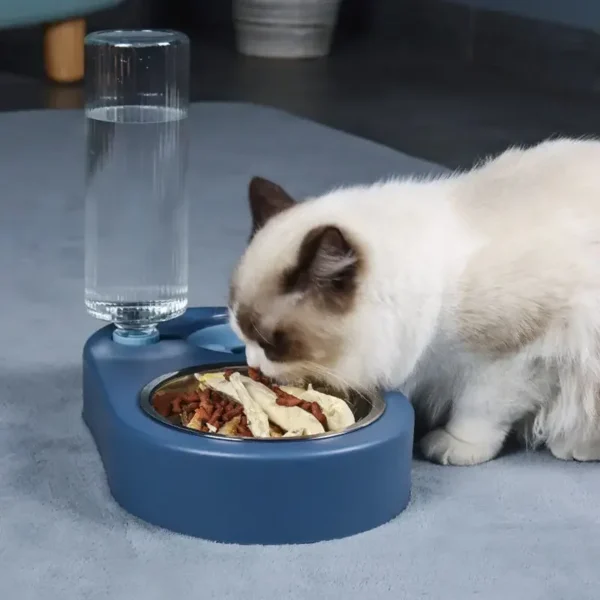 2-in-1 Dog & Cat Feeders: Automatic Food Bowl & Water Dispenser - Image 2