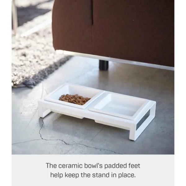 Home Tower Dog & Cat Feeders: Steel & Ceramic Non-Slip Food Bowls - Image 7