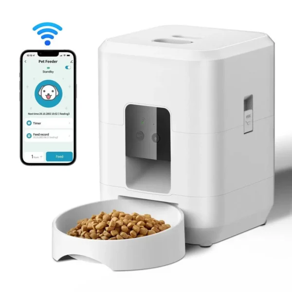 Smart 2L Dog & Cat Feeders with WiFi Remote Control Dispenser - Image 5