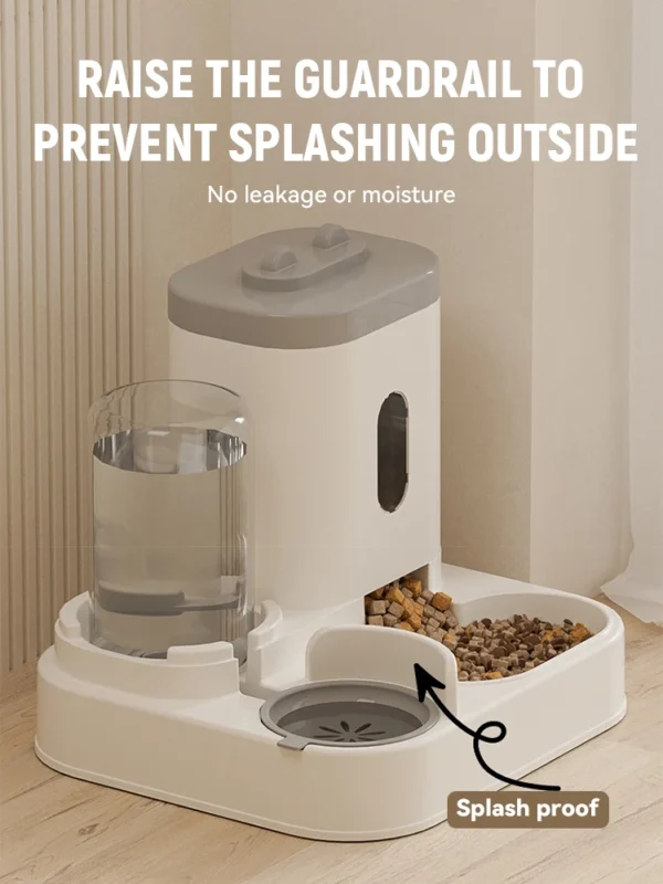 2-in-1 Dog & Cat Feeders: Automatic Water Dispenser & Food Bowl Combo - Image 7