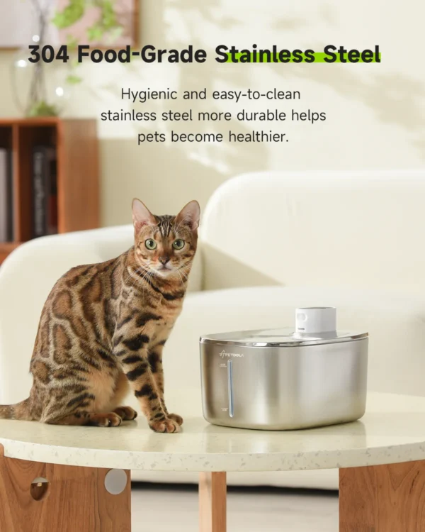 4L Wireless Dog & Cat Feeders: Automatic Sensor Water Fountain Dispenser - Image 8